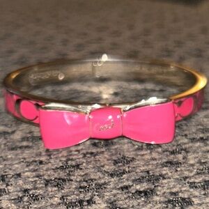 Coach signature bow bangle